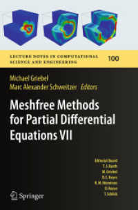 Meshfree Methods for Partial Differential Equations VII (Lecture Notes in Computational Science and Engineering)