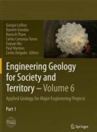 Engineering Geology for Society and Territory - Volume 6, 2 Teile : Applied Geology for Major Engineering Projects （Softcover reprint of the original 1st ed. 2015. 2017. xxvii, 1082 S. X）