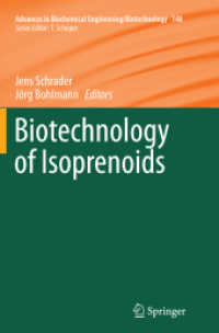 Biotechnology of Isoprenoids (Advances in Biochemical Engineering/biotechnology)