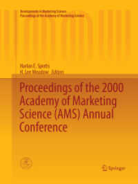 Proceedings of the 2000 Academy of Marketing Science (AMS) Annual Conference (Developments in Marketing Science: Proceedings of the Academy of Marketing Science)