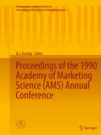 Proceedings of the 1990 Academy of Marketing Science (AMS) Annual Conference (Developments in Marketing Science: Proceedings of the Academy of Marketing Science)