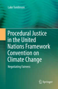 Procedural Justice in the United Nations Framework Convention on Climate Change : Negotiating Fairness