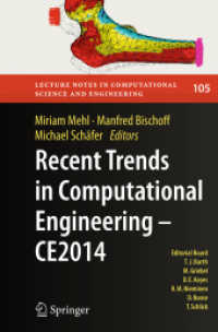 Recent Trends in Computational Engineering - CE2014 : Optimization, Uncertainty, Parallel Algorithms, Coupled and Complex Problems (Lecture Notes in Computational Science and Engineering)