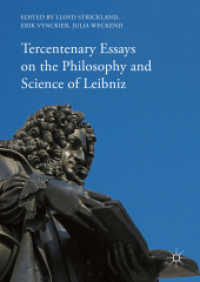 ライプニッツの哲学と科学：没後300年記念論文集<br>Tercentenary Essays on the Philosophy and Science of Leibniz