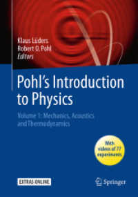 Pohl's Introduction to Physics : Volume 1: Mechanics, Acoustics and Thermodynamics