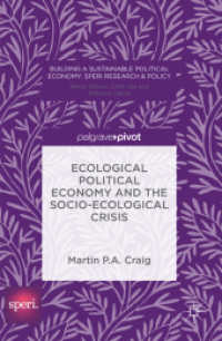 Ecological Political Economy and the Socio-Ecological Crisis (Building a Sustainable Political Economy: Speri Research & Policy)