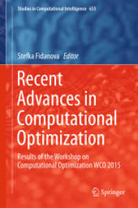 Recent Advances in Computational Optimization : Results of the Workshop on Computational Optimization WCO 2015 (Studies in Computational Intelligence)
