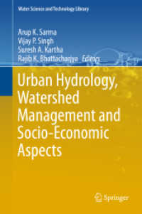 Urban Hydrology, Watershed Management and Socio-Economic Aspects (Water Science and Technology Library)