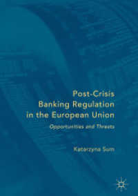 金融危機後のＥＵにおける銀行規制<br>Post-Crisis Banking Regulation in the European Union : Opportunities and Threats