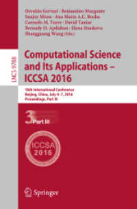 Computational Science and Its Applications - ICCSA 2016 : 16th International Conference, Beijing, China, July 4-7, 2016, Proceedings, Part III (Theoretical Computer Science and General Issues)