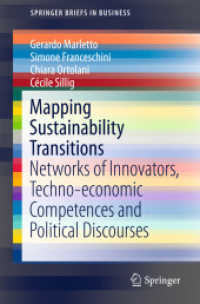 Mapping Sustainability Transitions : Networks of Innovators, Techno-economic Competences and Political Discourses (Springerbriefs in Business)