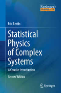 Statistical Physics of Complex Systems : A Concise Introduction