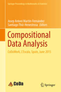 Compositional Data Analysis : CoDaWork, L'Escala, Spain, June 2015 (Springer Proceedings in Mathematics & Statistics)