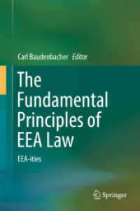 The Fundamental Principles of EEA Law : EEA-ities