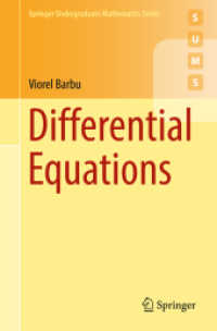 微分方程式（テキスト）<br>Differential Equations (Springer Undergraduate Mathematics Series)
