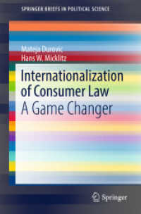 Internationalization of Consumer Law : A Game Changer (Springerbriefs in Political Science)