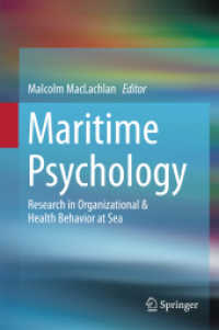 海洋心理学<br>Maritime Psychology : Research in Organizational & Health Behavior at Sea