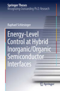 Energy-Level Control at Hybrid Inorganic/Organic Semiconductor Interfaces (Springer Theses)