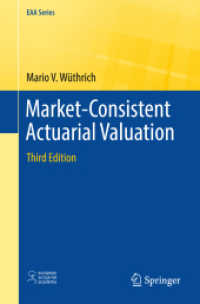 Market-Consistent Actuarial Valuation (Eaa Series) （3RD）