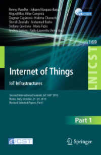 Internet of Things. IoT Infrastructures : Second International Summit, IoT 360o 2015, Rome, Italy, October 27-29, 2015. Revised Selected Papers, Part I (Lecture Notes of the Institute for Computer Sciences, Social Informatics and Telecommunications E