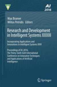 Research and Development in Intelligent Systems XXXIII : Incorporating Applications and Innovations in Intelligent Systems XXIV