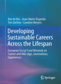 Developing Sustainable Careers Across the Lifespan : European Social Fund Network on 'Career and AGE (Age, Generations, Experience)