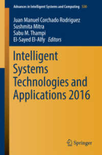 Intelligent Systems Technologies and Applications 2016 (Advances in Intelligent Systems and Computing)