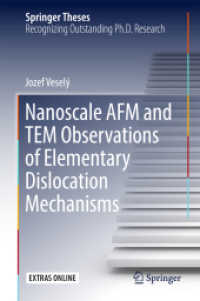 Nanoscale AFM and TEM Observations of Elementary Dislocation Mechanisms (Springer Theses)