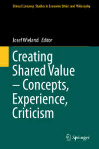 Creating Shared Value - Concepts, Experience, Criticism (Ethical Economy)