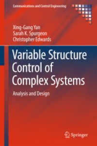 Variable Structure Control of Complex Systems : Analysis and Design (Communications and Control Engineering)