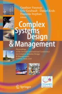 Complex Systems Design & Management : Proceedings of the Seventh International Conference on Complex Systems Design & Management, CSD&M Paris 2016