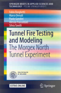 Tunnel Fire Testing and Modeling : The Morgex North Tunnel Experiment (Springerbriefs in Applied Sciences and Technology)