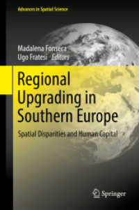 Regional Upgrading in Southern Europe : Spatial Disparities and Human Capital (Advances in Spatial Science)