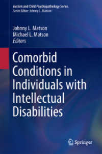 Comorbid Conditions in Individuals with Intellectual Disabilities (Autism and Child Psychopathology Series)