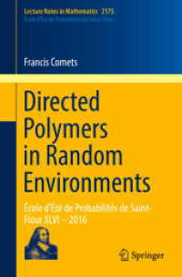 Directed Polymers in Random Environments : École d'Été de Probabilités de Saint-Flour XLVI - 2016 (École d'Été de Probabilités de Saint-flour)