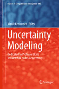 Uncertainty Modeling : Dedicated to Professor Boris Kovalerchuk on his Anniversary (Studies in Computational Intelligence)