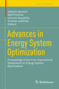 Advances in Energy System Optimization : Proceedings of the first International Symposium on Energy System Optimization (Trends in Mathematics)