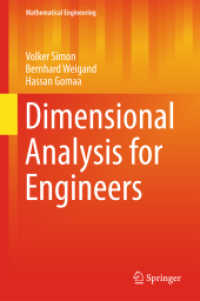 Dimensional Analysis for Engineers (Mathematical Engineering)