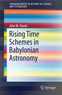 Rising Time Schemes in Babylonian Astronomy (Springerbriefs in History of Science and Technology)