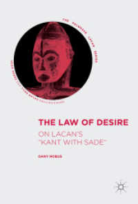 欲望の法則：ラカンの「カントとサド」<br>The Law of Desire : On Lacan's 'Kant with Sade' (The Palgrave Lacan Series)