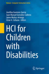HCI for Children with Disabilities (Human-computer Interaction Series)