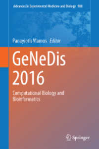 GeNeDis 2016 : Computational Biology and Bioinformatics (Advances in Experimental Medicine and Biology)