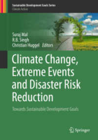 Climate Change, Extreme Events and Disaster Risk Reduction : Towards Sustainable Development Goals (Sustainable Development Goals Series)
