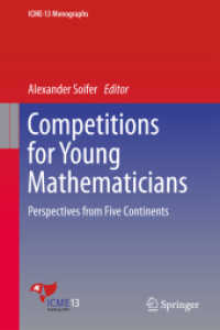 Competitions for Young Mathematicians : Perspectives from Five Continents (Icme-13 Monographs)