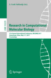 Research in Computational Molecular Biology : 21st Annual International Conference, RECOMB 2017, Hong Kong, China, May 3-7, 2017, Proceedings (Lecture Notes in Computer Science)