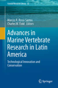 Advances in Marine Vertebrate Research in Latin America : Technological Innovation and Conservation (Coastal Research Library)