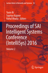Proceedings of SAI Intelligent Systems Conference (IntelliSys) 2016 : Volume 2 (Lecture Notes in Networks and Systems)