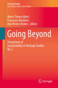 Going Beyond : Perceptions of Sustainability in Heritage Studies No. 2 (Heritage Studies)