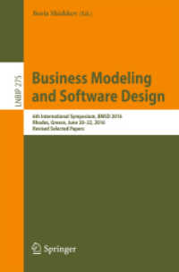 Business Modeling and Software Design : 6th International Symposium, BMSD 2016, Rhodes, Greece, June 20-22, 2016, Revised Selected Papers (Lecture Notes in Business Information Processing)