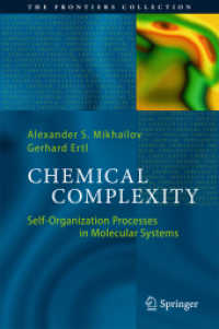化学的複雑性：分子系における自己組織化過程<br>Chemical Complexity : Self-Organization Processes in Molecular Systems (The Frontiers Collection)